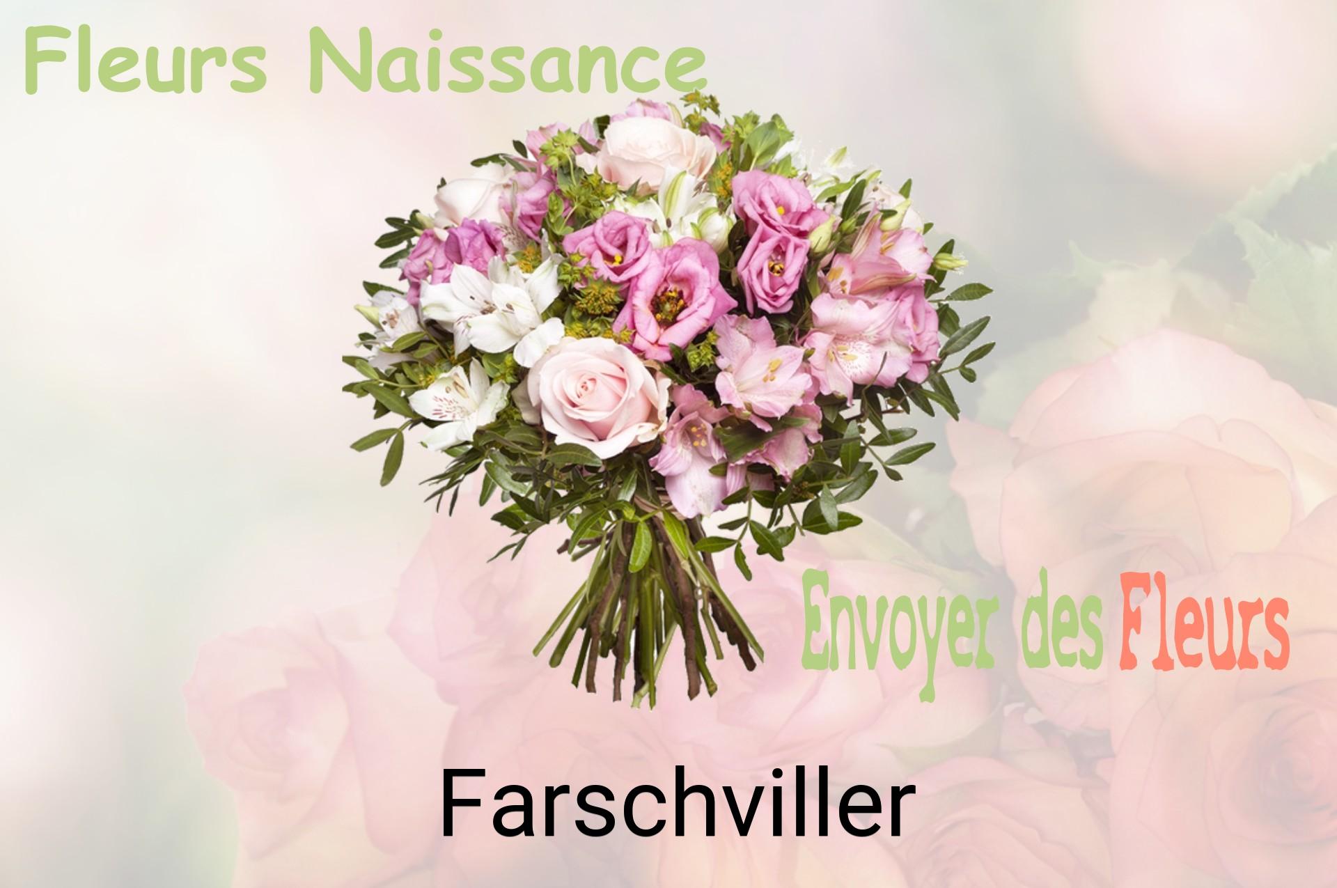 Bouquet de fleurs de naissance livré à Farschviller